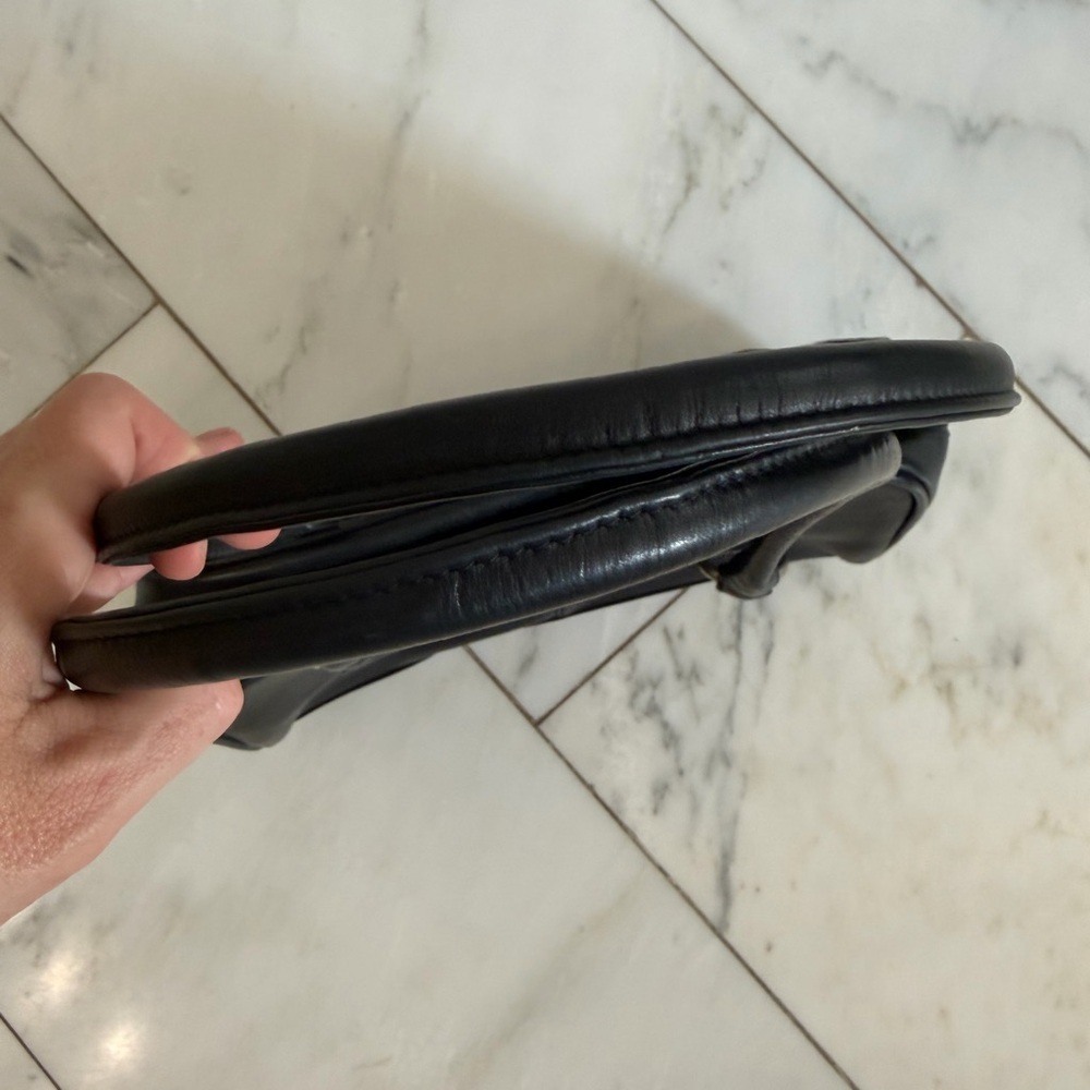 Osgoode Marley black leather handbag purse - Picture 7 of 15